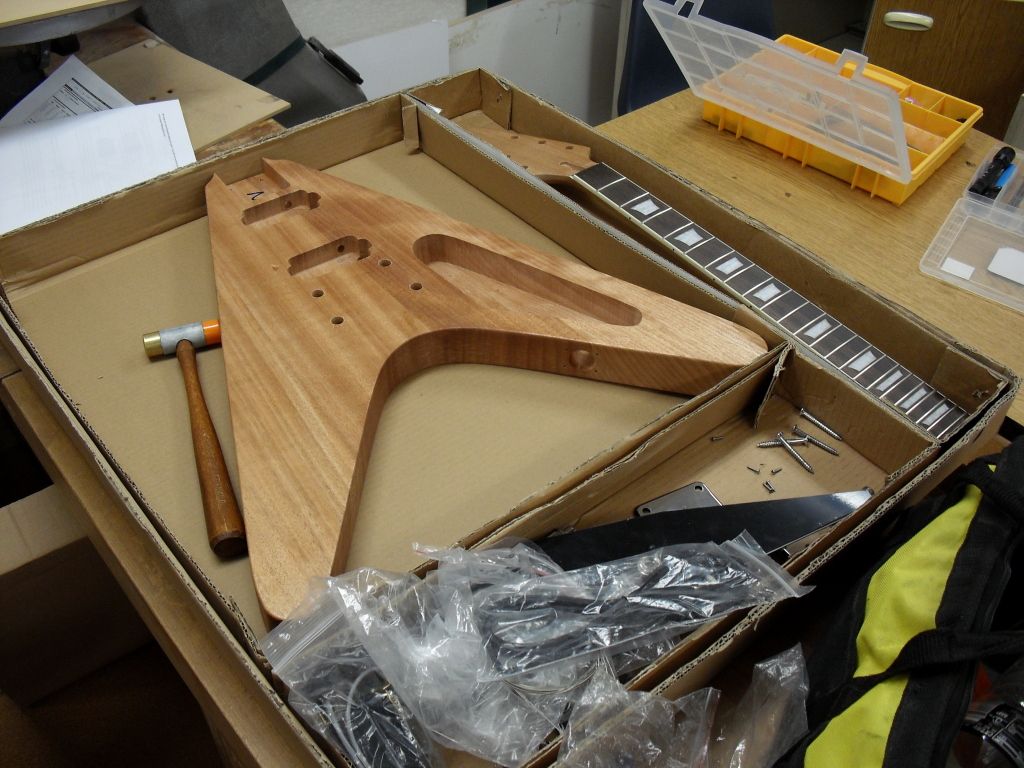 My kit guitar build BYOG Flying V Ultimate Guitar